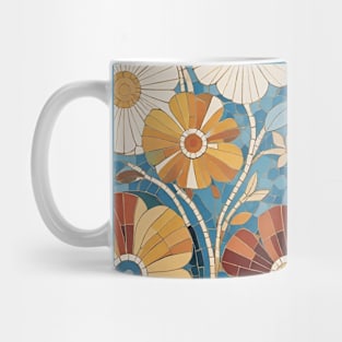 Gustav Klimt's Floral Rhapsody: Inspired Floral Pattern Mug